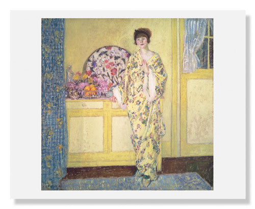 MFA Prints archival replica print of Frederick Carl Frieseke, The Yellow Room from the Museum of Fine Arts, Boston collection.