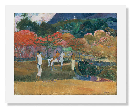 Paul Gauguin, Women and a White Horse | MFA Prints