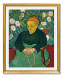 MFA Prints archival replica print of Vincent van Gogh, Lullaby: Madame Augustine Roulin Rocking a Cradle from the Museum of Fine Arts, Boston collection.