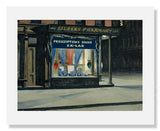 MFA Prints archival replica print of Edward Hopper, Drug Store from the Museum of Fine Arts, Boston collection.