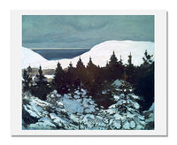 MFA Prints archival replica print of Rockwell Kent, Maine Coast, Winter from the Museum of Fine Arts, Boston collection.