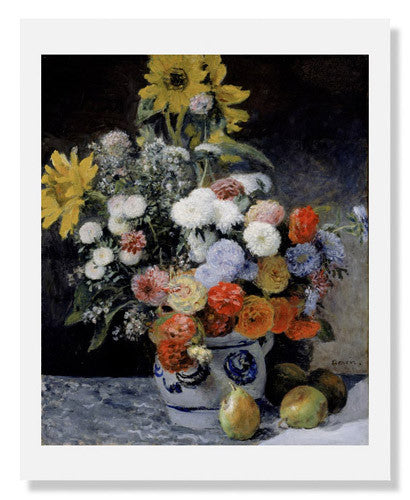 mixed flowers in an earthenware pot Pierre Auguste Renoir, Mixed Flowers in an Earthenware Pot