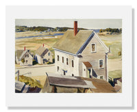 MFA Prints archival replica print of Edward Hopper, House by â€˜Squam River, Gloucester from the Museum of Fine Arts, Boston collection.