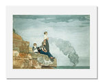 MFA Prints archival replica print of Winslow Homer, Fisherman's Family (The Lookout) from the Museum of Fine Arts, Boston collection.