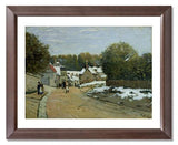 MFA Prints archival replica print of Alfred Sisley, Early Snow at Louveciennes from the Museum of Fine Arts, Boston collection.