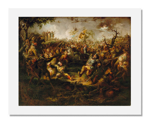 MFA Prints archival replica print of John Quidor, A Battle Scene from Knickerbocker's History of New York from the Museum of Fine Arts, Boston collection.