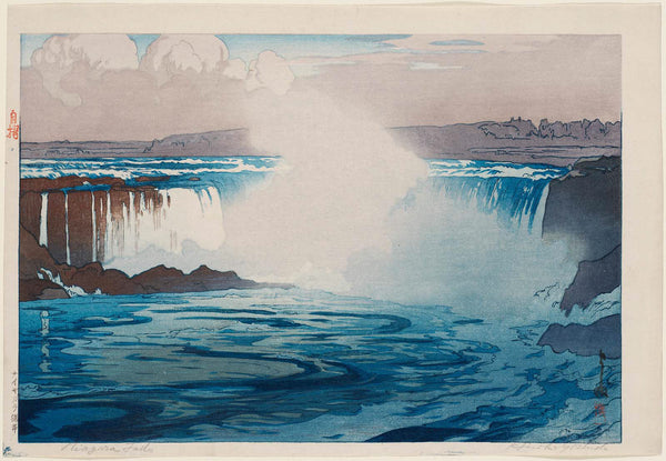 Yoshida Hiroshi, Niagara Falls (Naiagara bakufu), from the series The United States