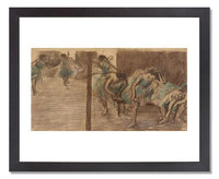 MFA Prints archival replica print of Edgar Degas, Dancers in the Rehearsal Room from the Museum of Fine Arts, Boston collection.