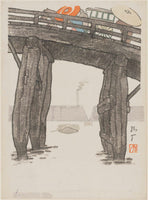 Tobari Kogan, The Great Bridge at Senju (Senju Ōhashi)