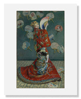 MFA Prints archival replica print of Claude Monet, La Japonaise from the Museum of Fine Arts, Boston collection.