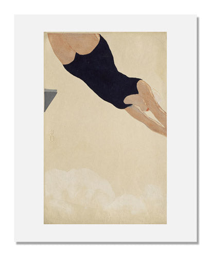 Onchi Kōshirō, Diving | MFA Prints