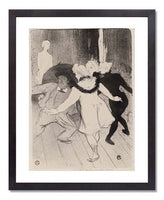 MFA Prints archival replica print of Henri de Toulouse-Lautrec, Folies-Bergere: Les Pudeurs de M. Prudhomme from the Museum of Fine Arts, Boston collection.