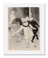 MFA Prints archival replica print of Henri de Toulouse-Lautrec, Folies-Bergere: Les Pudeurs de M. Prudhomme from the Museum of Fine Arts, Boston collection.