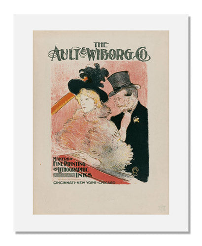 MFA Prints archival replica print of Henri de Toulouse-Lautrec, Poster for The Ault & Wiborg Co. from the Museum of Fine Arts, Boston collection.