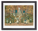 MFA Prints archival replica print of Maurice Brazil Prendergast , West Church, Boston from the Museum of Fine Arts, Boston collection.