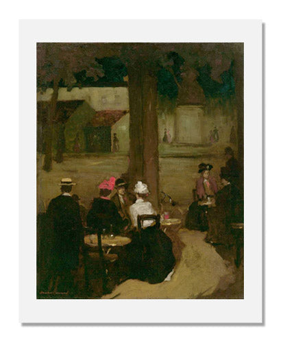 MFA Prints archival replica print of Robert Earle Henri, Sidewalk Café from the Museum of Fine Arts, Boston collection.