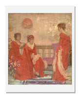 MFA Prints archival replica print of James Abbott McNeill Whistler, Harmony in Flesh Colour and Red from the Museum of Fine Arts, Boston collection.
