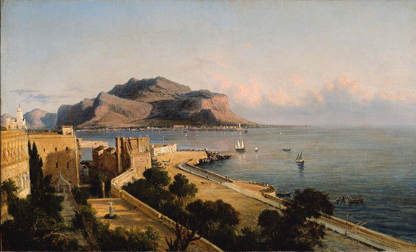 George Loring Brown, Monte Pellegrino at Palermo, Italy