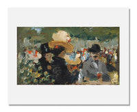 MFA Prints archival replica print of Robert Earle Henri, Café Bleu, St. Cloud from the Museum of Fine Arts, Boston collection.