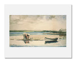 MFA Prints archival replica print of Winslow Homer, Clamming from the Museum of Fine Arts, Boston collection.