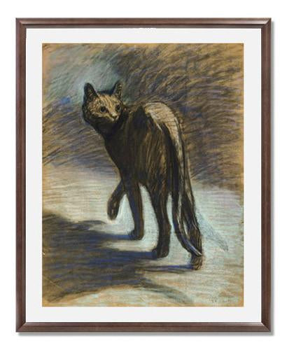 MUSEUM OF FINE ARTS BOSTON Two Cats Plate BY Theophile Alexandre Steinlen