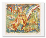 MFA Prints archival replica print of Ernst Ludwig Kirchner, Cows under a Rainbow from the Museum of Fine Arts, Boston collection.