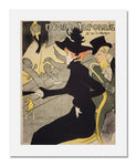 MFA Prints archival replica print of Henri de Toulouse Lautrec, Divan Japonais from the Museum of Fine Arts, Boston collection.