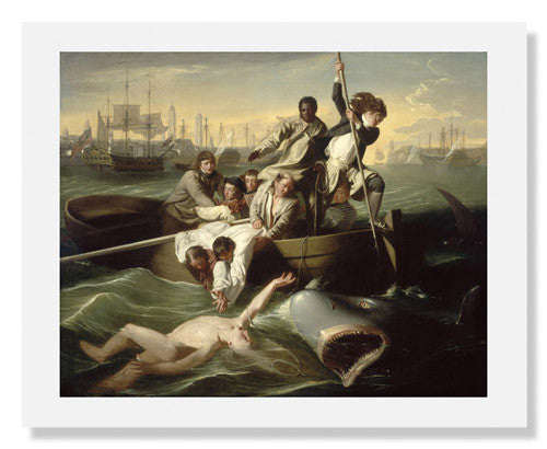 MFA Prints archival replica print of John Singleton Copley, Watson and the Shark from the Museum of Fine Arts, Boston collection.