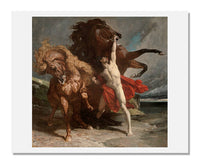 MFA Prints archival replica print of Henri Regnault, Automedon with the Horses of Achilles from the Museum of Fine Arts, Boston collection.