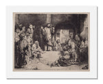 MFA Prints archival replica print of Rembrandt van Rijn, Christ Preaching ("La Petite Tombe") from the Museum of Fine Arts, Boston collection.