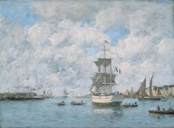 Eugène Louis Boudin, Port of Le Havre